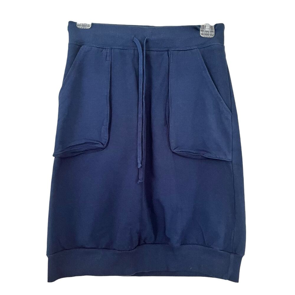 Hard Tail Navy Patch Pocket Banded Bottom Skirt size Small